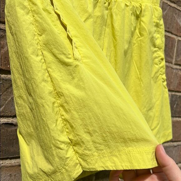 Spyder Women’s Bright Neon Yellow Green Skirt with Shorts Skort Sport Active L - Picture 15 of 16